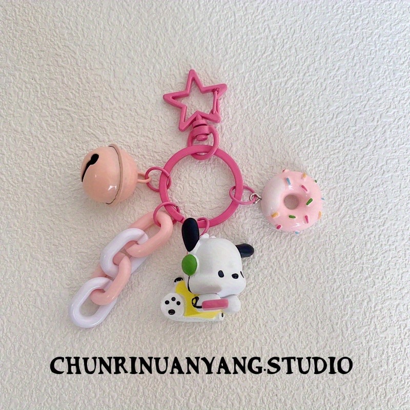 

[authorized] Cute Cartoon Dog Keychain Pendant Couple Ins Pendant Bag Hanging Jewelry
