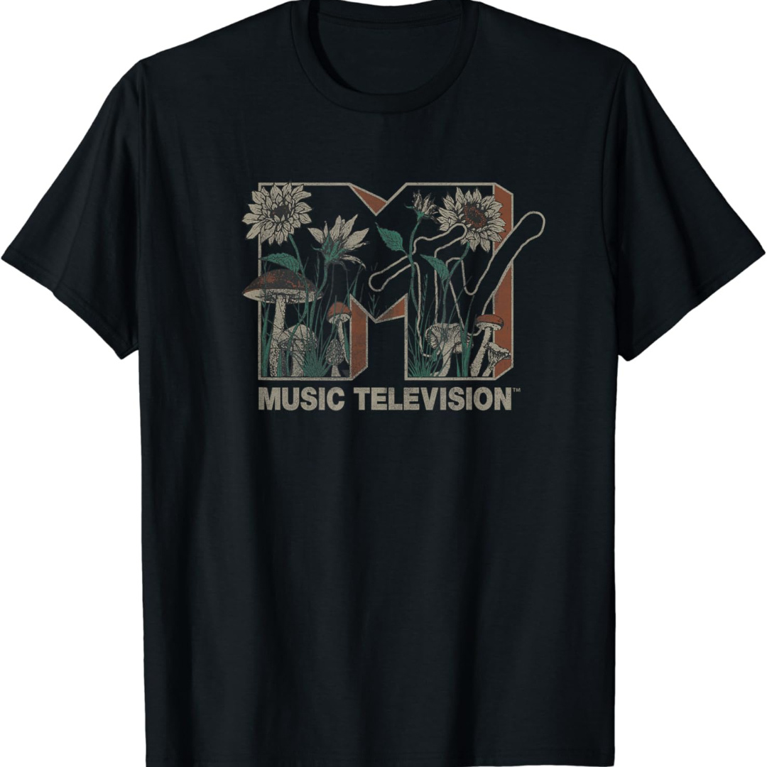 

Mtv Wild Flower Mushrooms Mtv -shirt