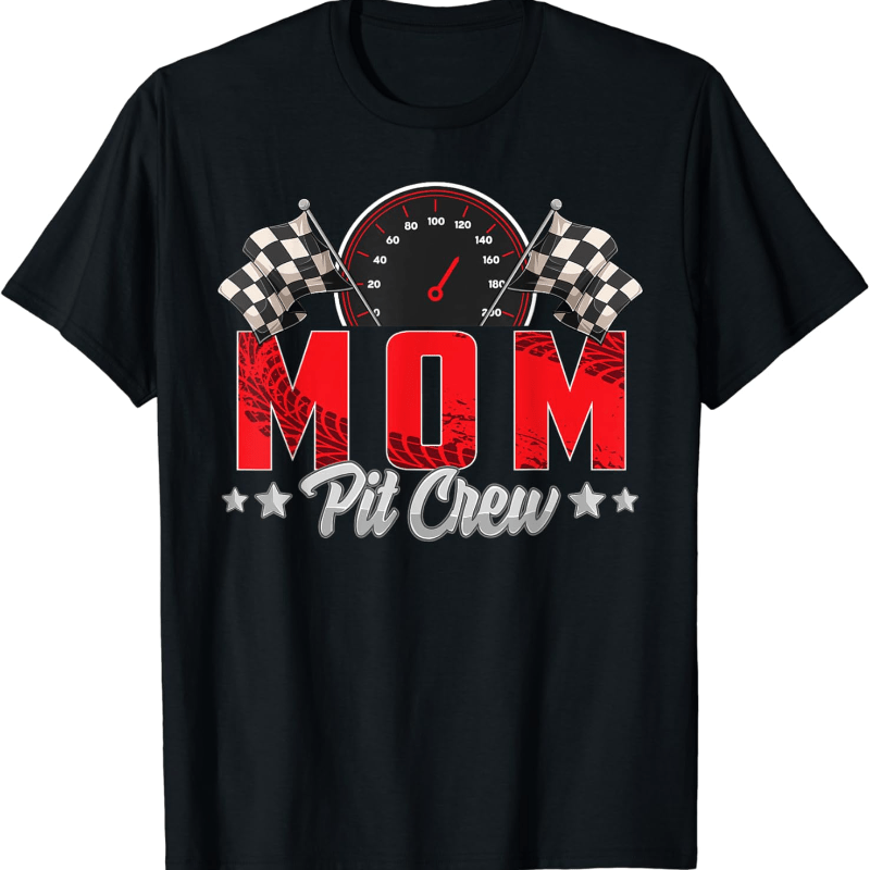 

Race Car Birthday Party Racing Family Mom T-shirt