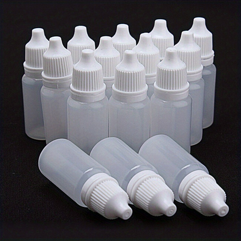 100ml Empty Plastic Squeezable Dropper Bottles With Child Resistance Cap