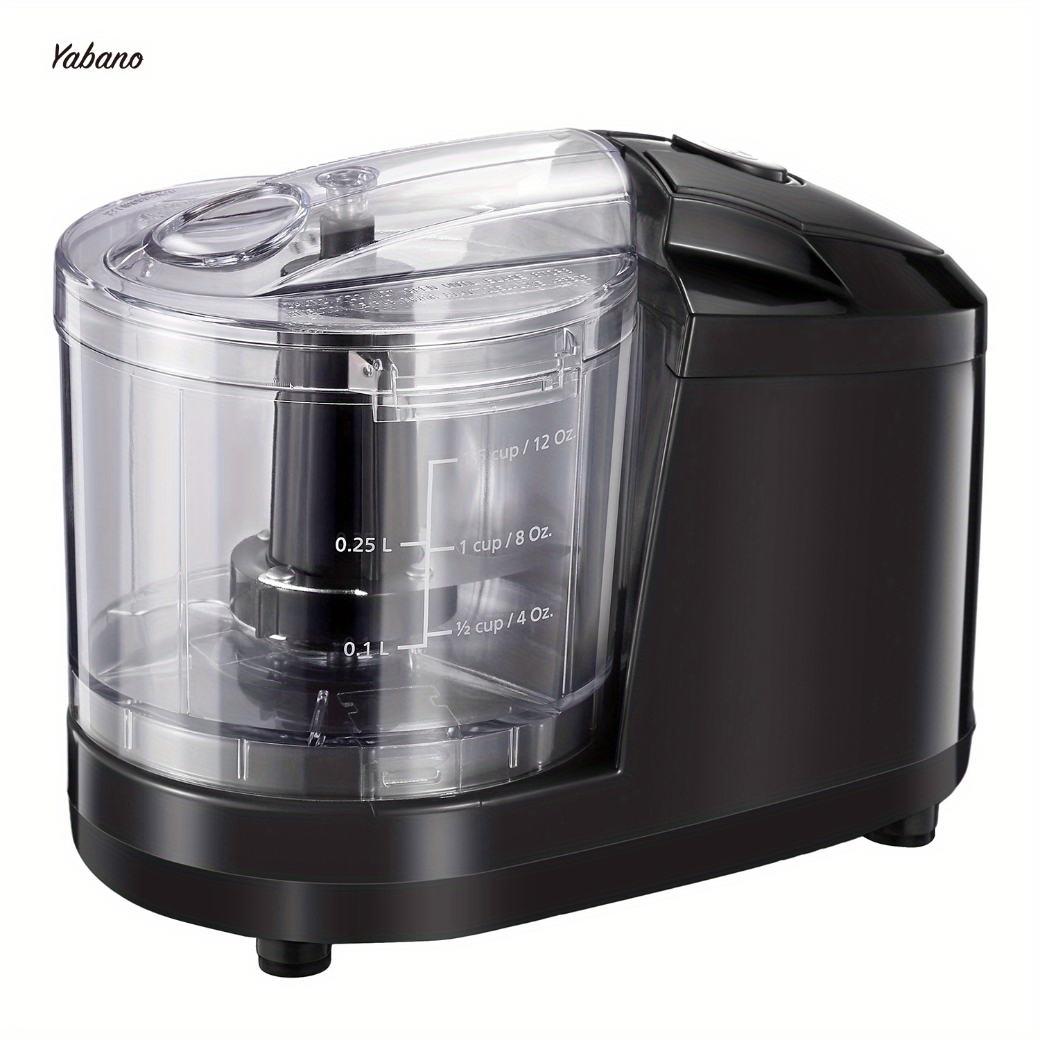 TEMU Yabano 1.5-cup Mini Electric Food Chopper, 100w Food Processor & Meat Grinder | Mix, , Mince & Blend | Easy To Clean, Stainless Steel Blade