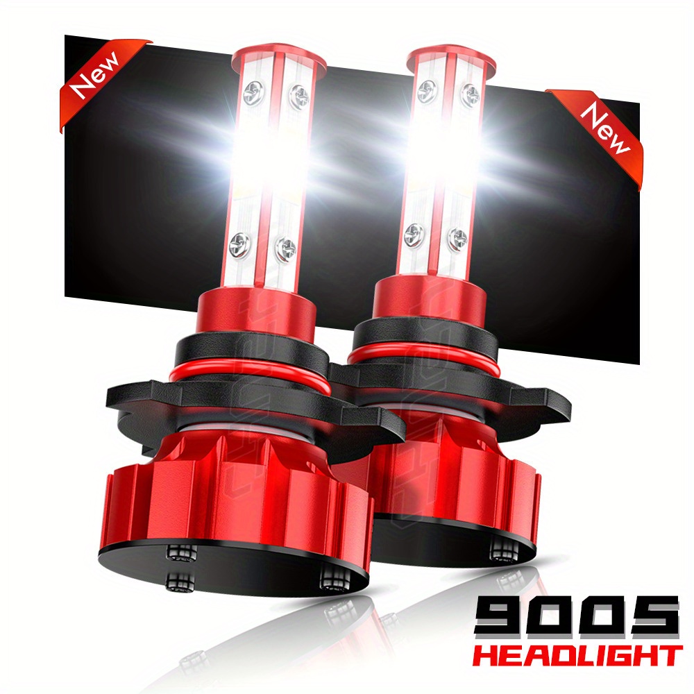 

Led Headlight Bulbs 9005/ Hb3 Fit For High/ Low Beam, 55w 36000lm 6000k , Pack Of 2, Without Battery