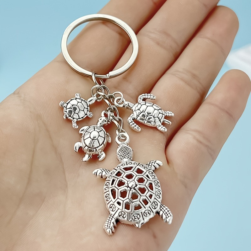 

1pc Marine Organism Sea Turtle Keychain For Men, Car Bag Key Decoration Accessories, Perfect For Gifting And Everyday Use