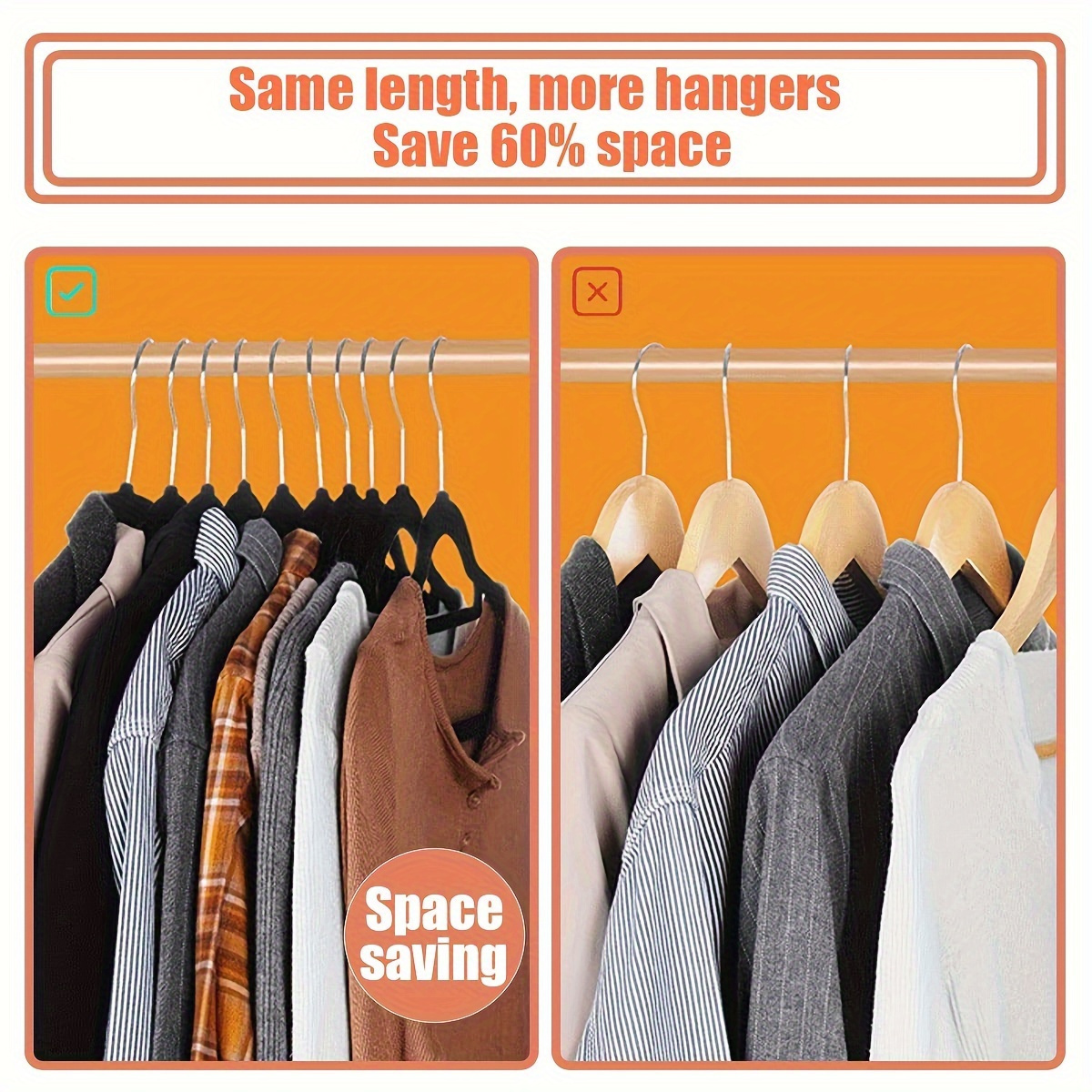 multifunctional plastic hanger non slip and traceless space saving durable for wardrobe bedroom etc details 0