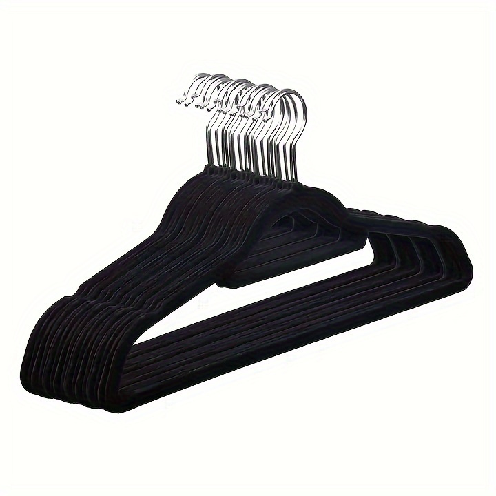 multifunctional plastic hanger non slip and traceless space saving durable for wardrobe bedroom etc details 5