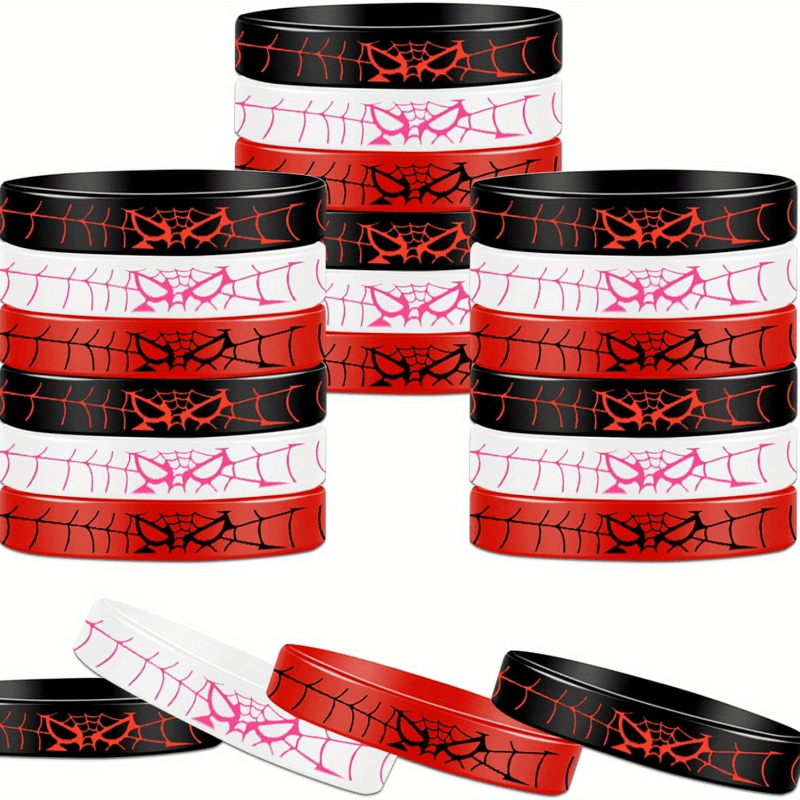 

24pcs Spider Bracelets - For , Easter, Christmas & Decorations | Fun Wristbands