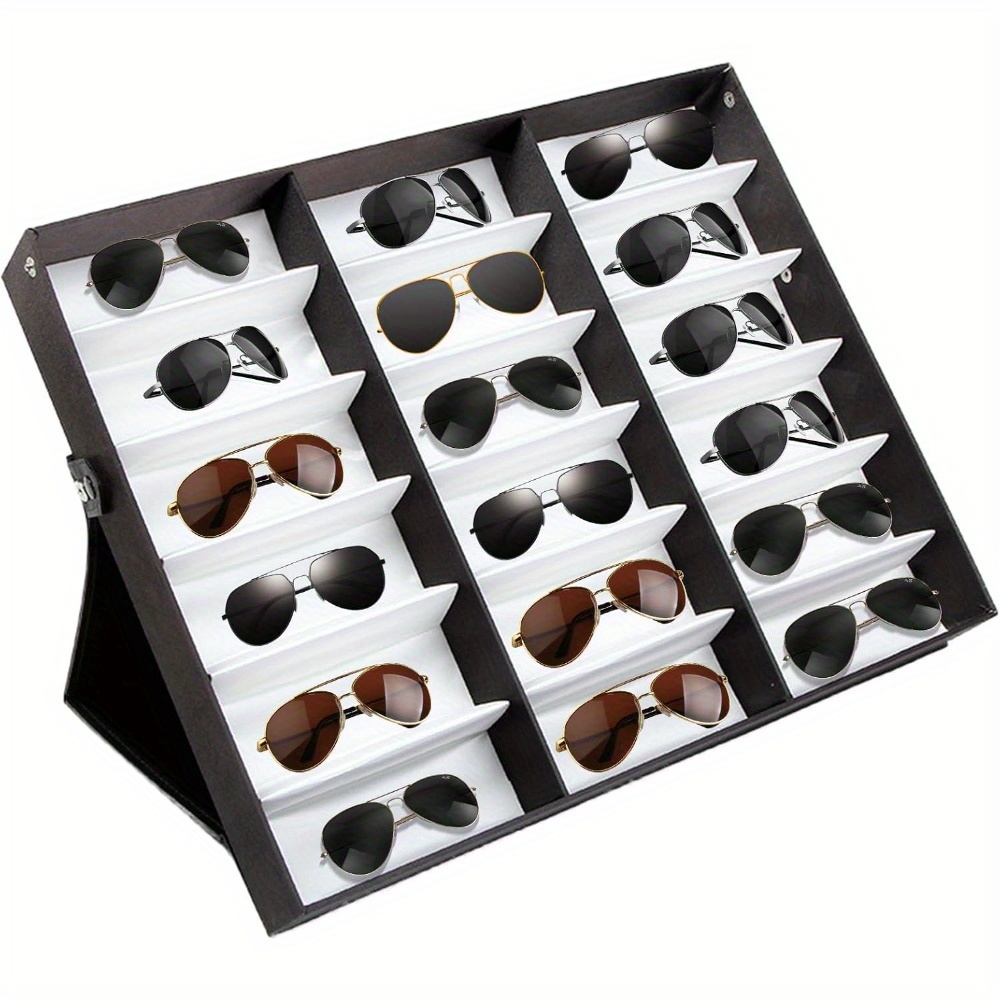 

Glasses Display Case Sunglasses Organizer Jewelry Glasses Sunglass Box Multiple Eyeglasses Display Rack Stand Home Sunglasses Organization Tool