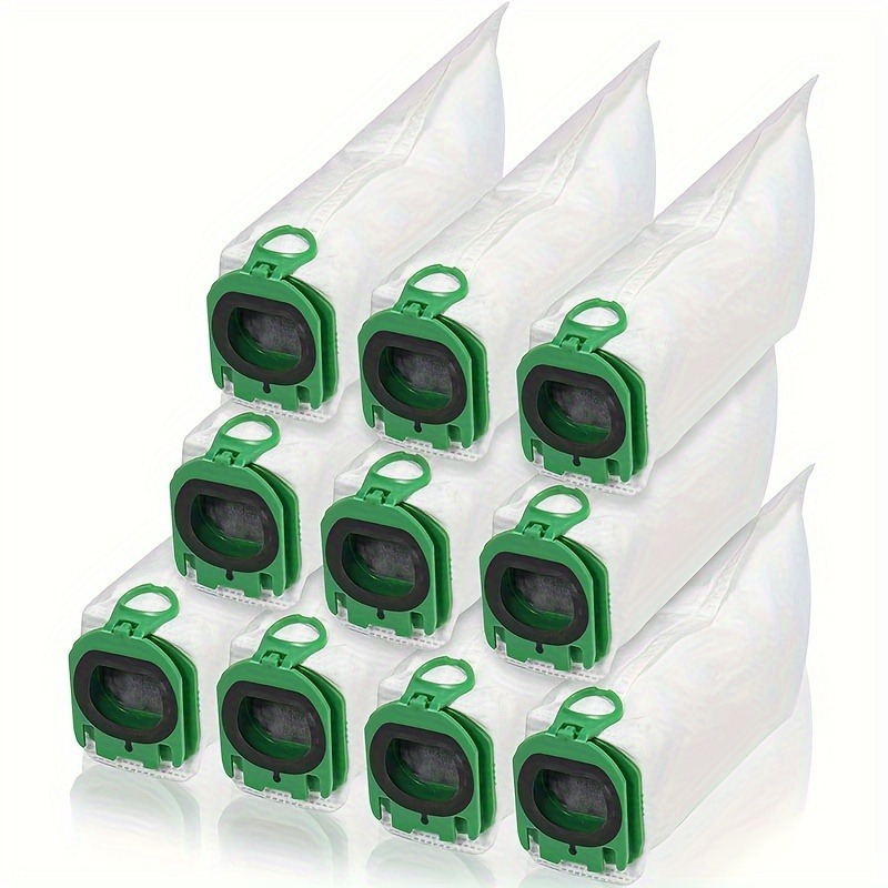 E-shop 10er-Set Premium-Staubsaugerbeutel für Vorwerk Kobold - Langlebige & Waschbare Ersatzstaubbeutel mit Filterzubehör