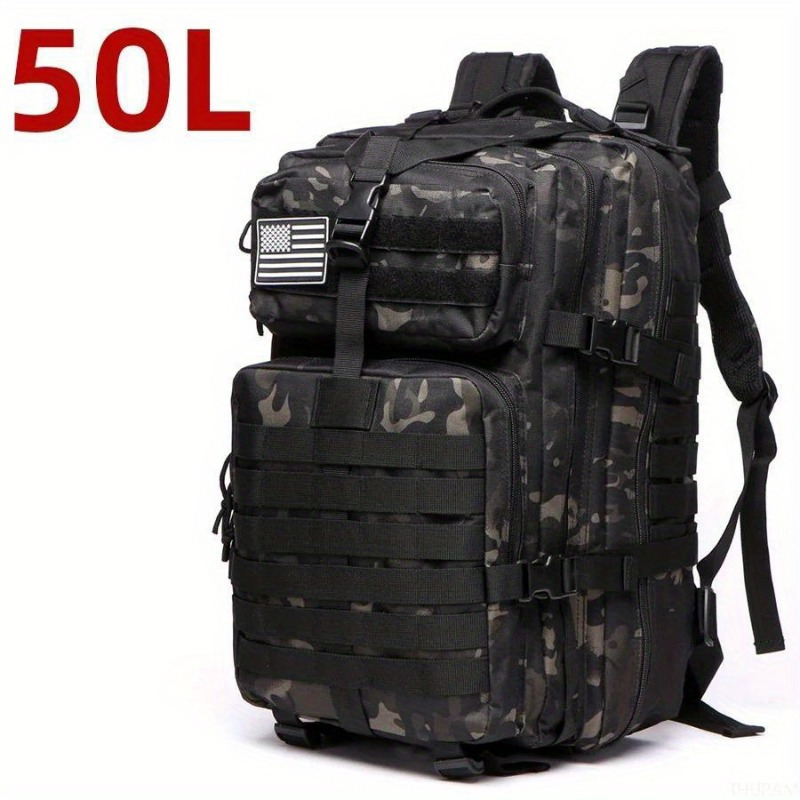 Large-Capacity Camo Backpack for Outdoor Adventures