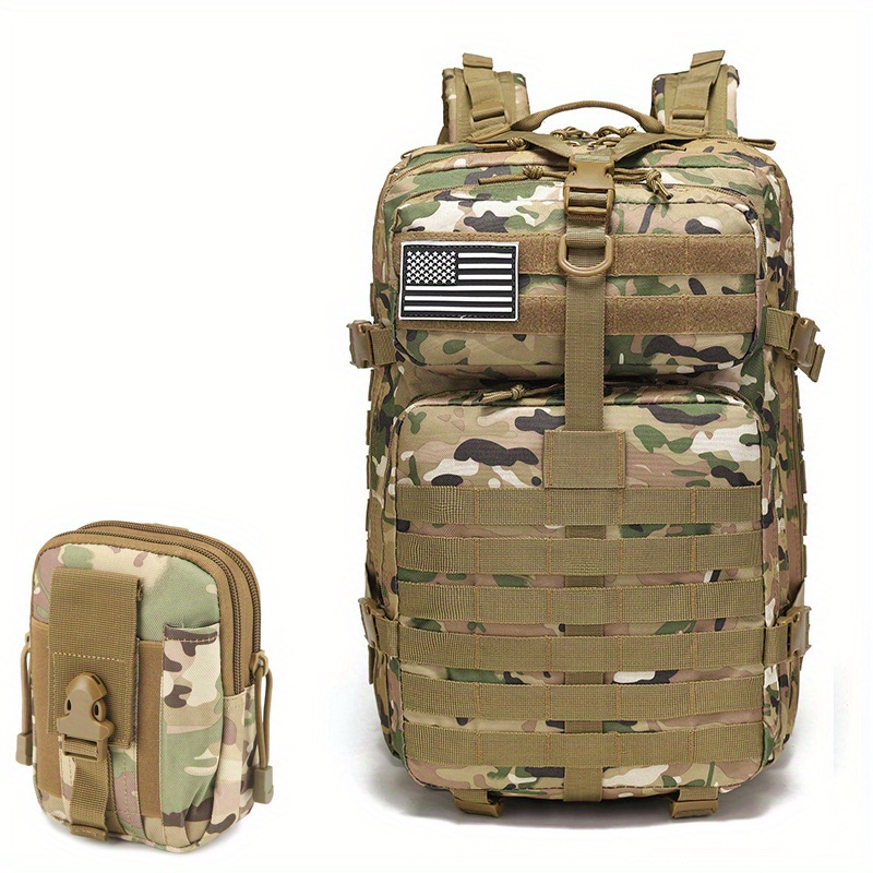 Large-Capacity Camo Backpack for Outdoor Adventures