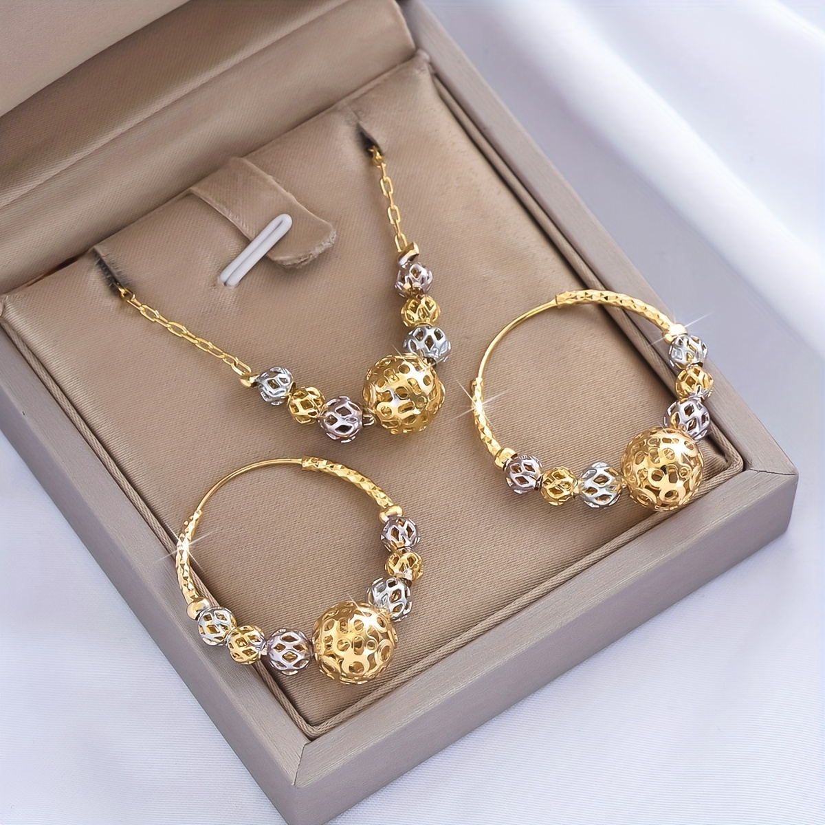 

3pcs Colored Decor Necklace And Set, Suitable For Jewelry