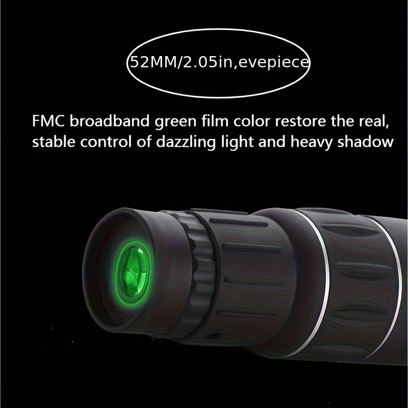 high definition monocular telescope 16x52 zoom durable plastic contemporary style ideal for home decor outdoor use perfect gift for mothers day new year easter details 8