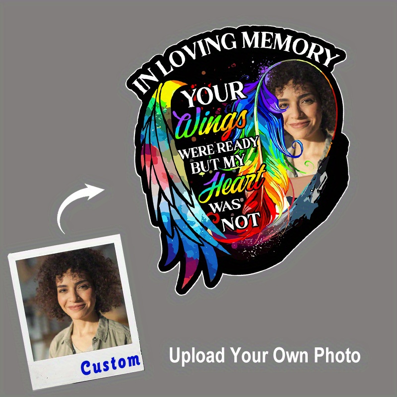

In Memory Personalized Decal. Loss Of Heart Custom Family Sticker