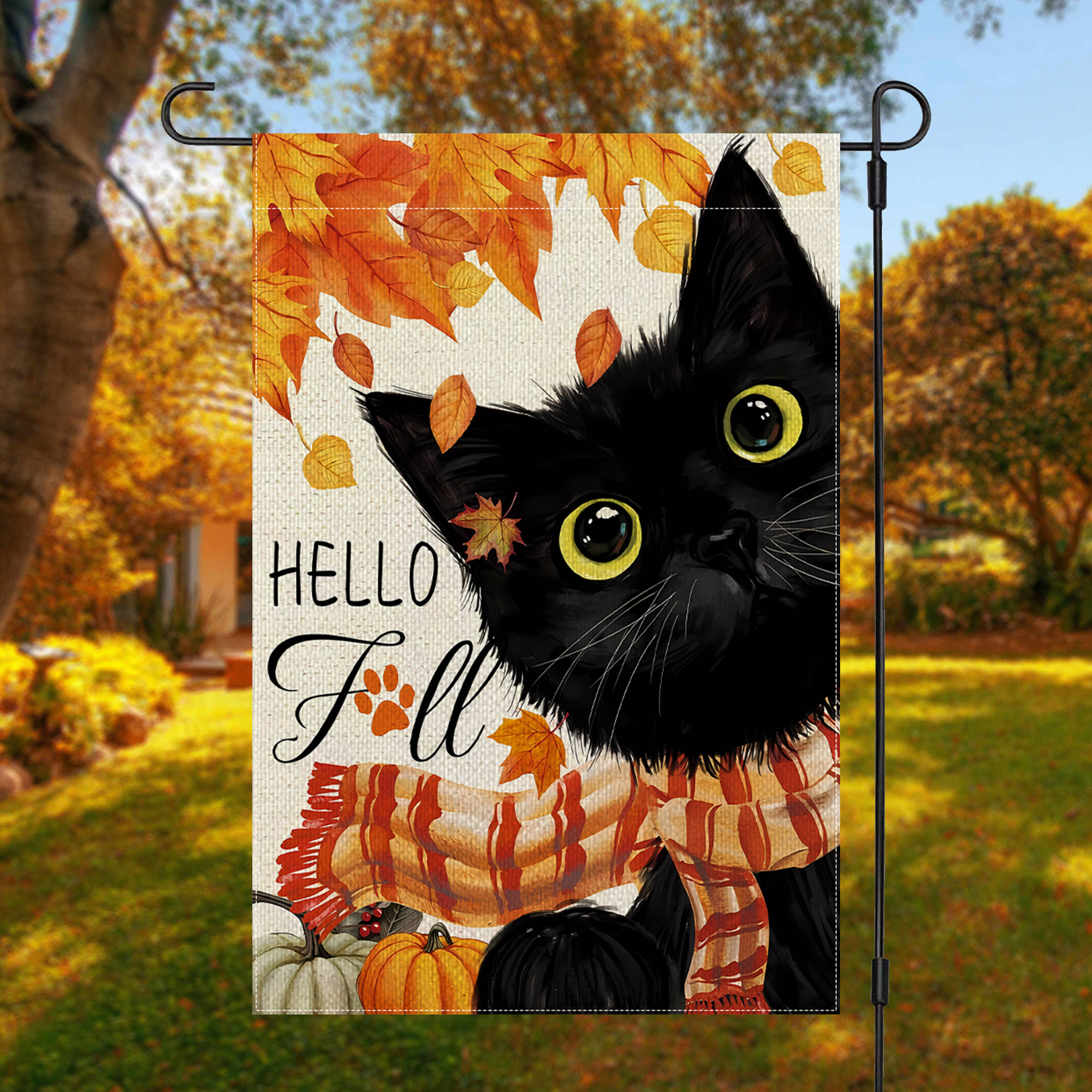 

Fall" - Double-, Polyester, For & Decor, 12x18in, No Included