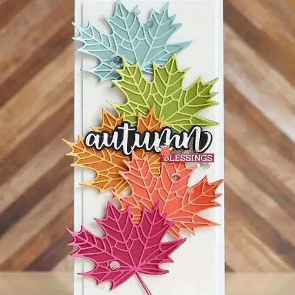 GLOBLELAND Herbst Stanzformen Set - 3D Thanksgiving Box Metall Schablonen