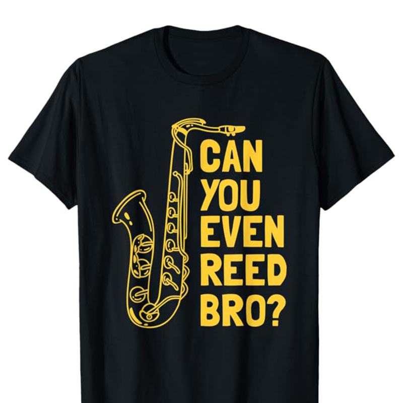 

Men's 100% Cotton Saxophone Graphic Print T-shirt, Short Sleeve Crew Neck Tee, Men's Clothing For Summer Outdoor