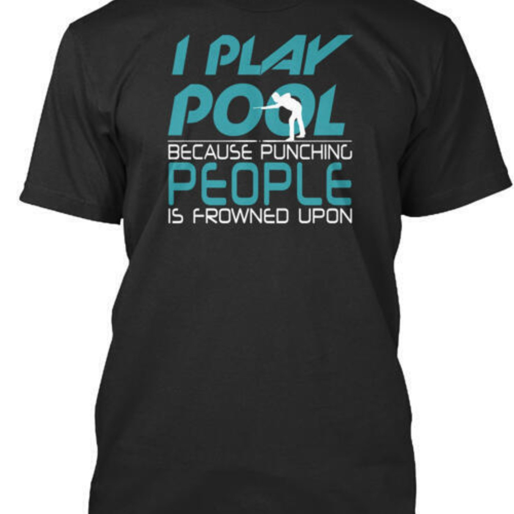 

Pool Player Humor Statementpure Cotton Breathable Men's T-shirt, Soft And Skin-friendly, Adds To Your Leisure Time