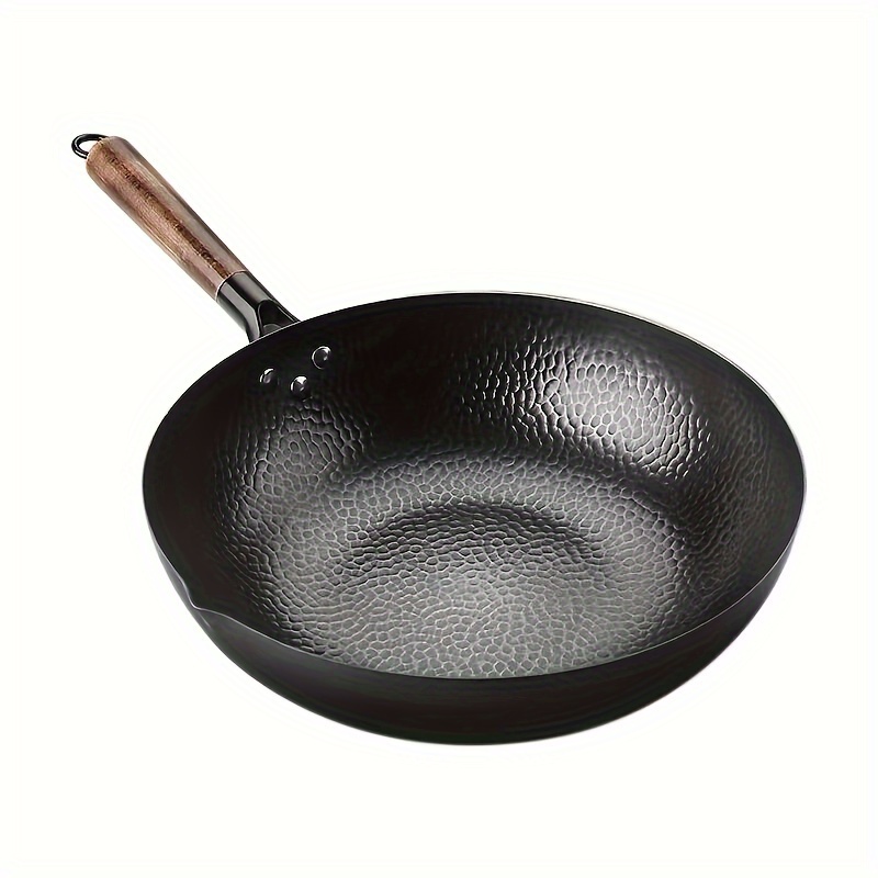 

1pc, 12.6'', Wok, Chinese Wok, Cooker, For Induction, , Gas, , All , Utensils, Gadgets, Accessories, Household