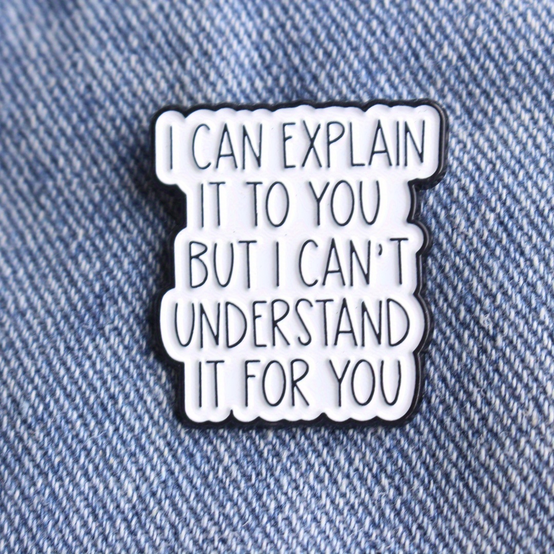 

Chic Humor Enamel Pin - Versatile Fashion Accessory For Collars, Backpacks & Apparel | Perfect Gift For Friends