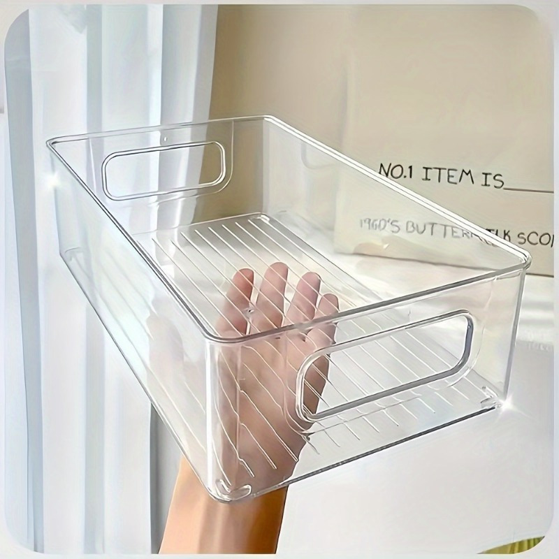 

2pcs Clear Organizer Set - , Portable Drawers For & Desk