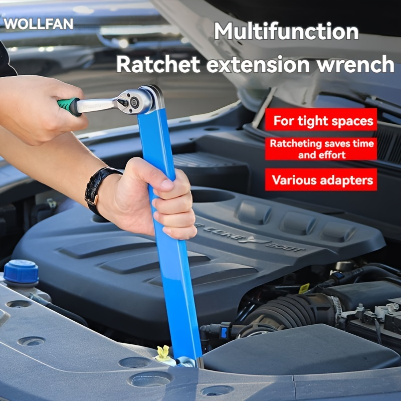 

New Multifunctional Extension Wrench Ratchet Extension Wrench Quick Socket Universal Extension Full Set -one