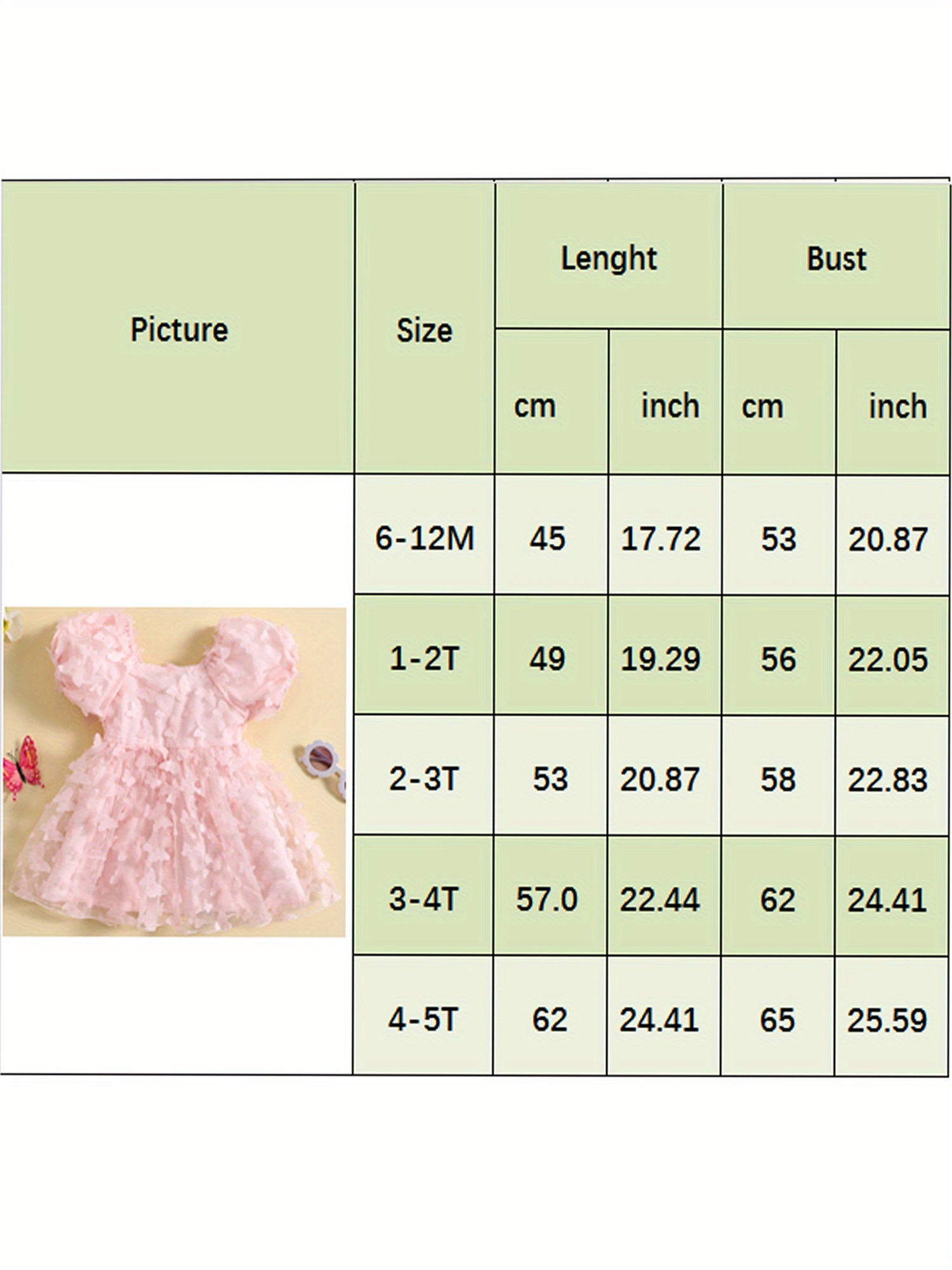 kids toddler girl princess dress short puff sleeve 3d - Temu
