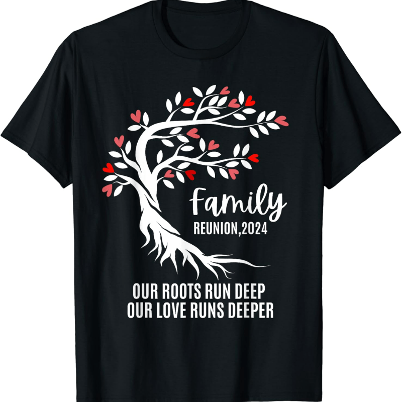 

Family Reunion 2024 Run Deep Family Matching Group T-shirt