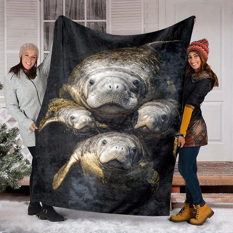 

Pattern All- Fleece Blanket - Polyester For Bed, Sofa, And Use