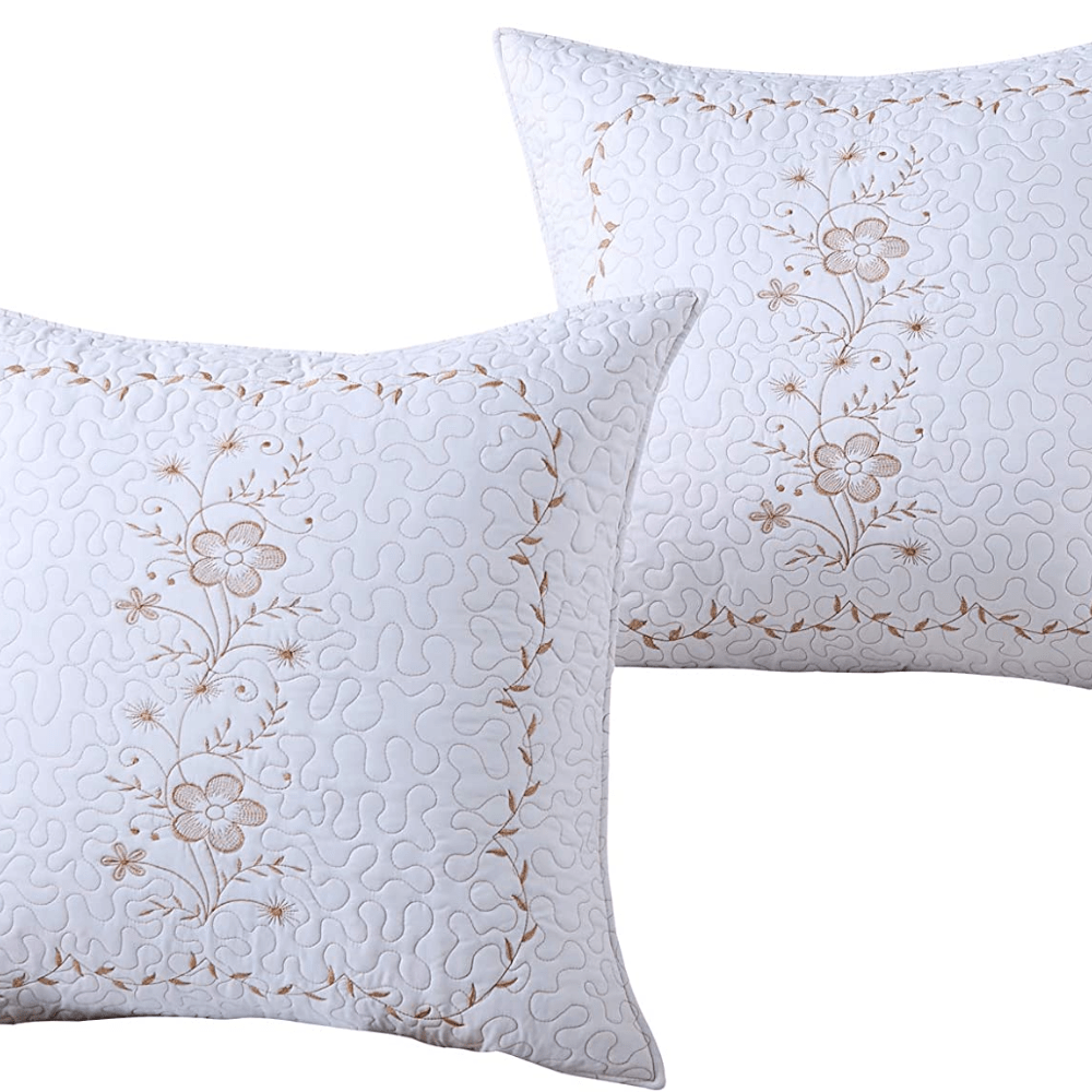 TEMU 2pcs Embroidered Decorative Pillowcases For Sofa Decor 26x26