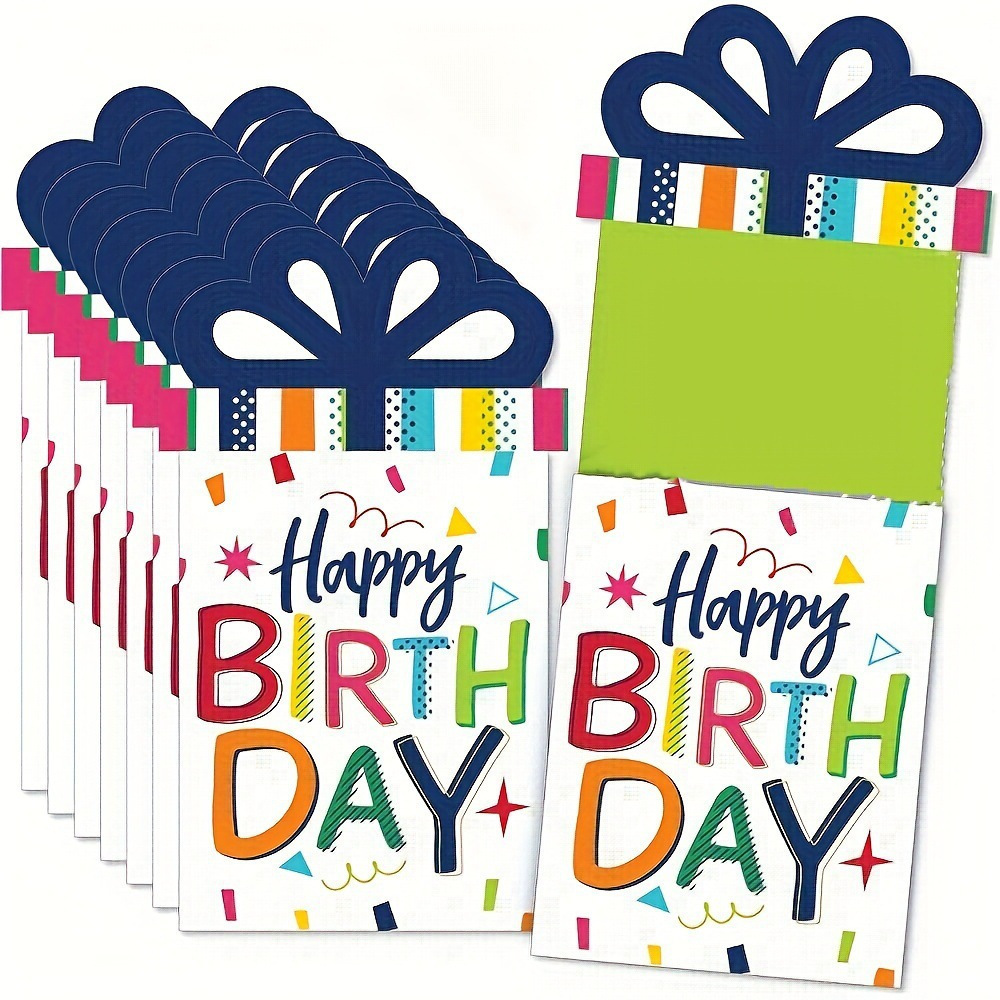 

10 Sets Of Membership Birthday Card Envelope Bag Gift Card Holder Business Card Holder Set