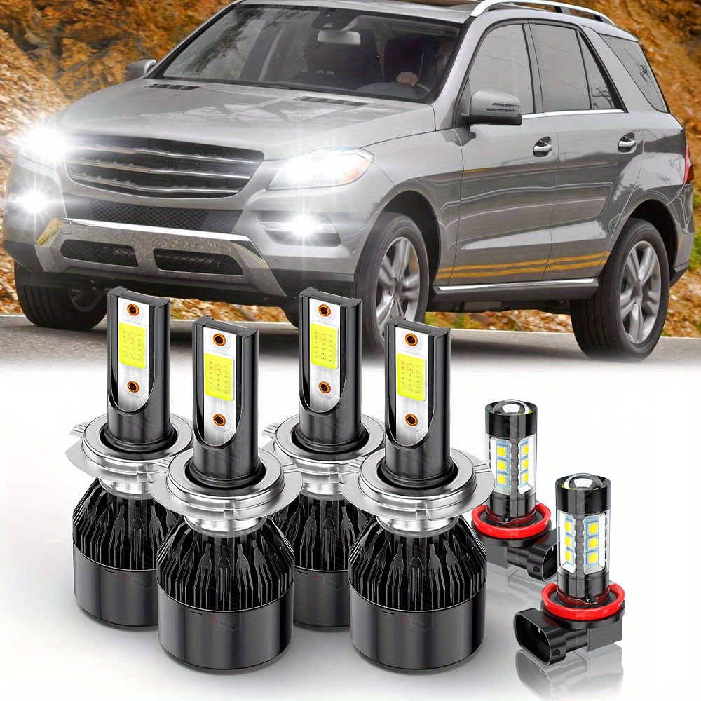 

Mercedes-benz 2003-2015 H7 H7 H11 Led Headlight Fog Bulbs Kit