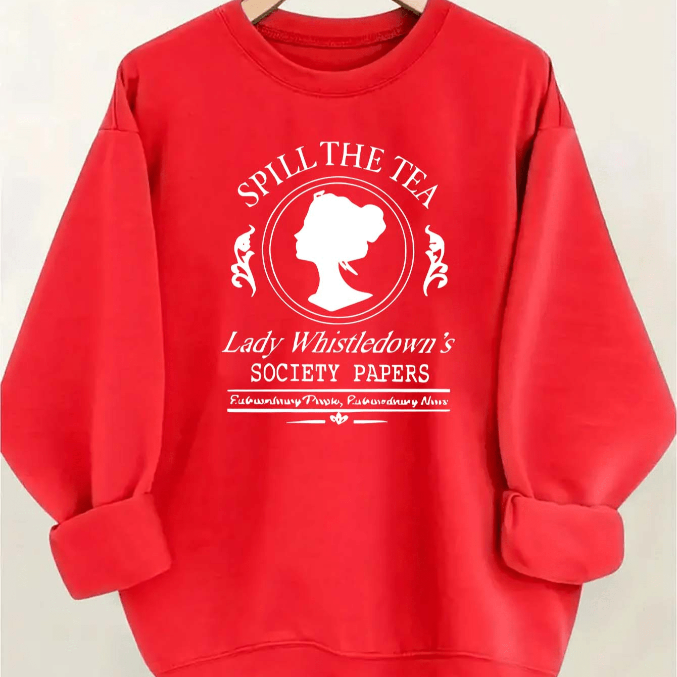 

Letterman Print Long Sleeve Sweatshirt - 's Society Papers