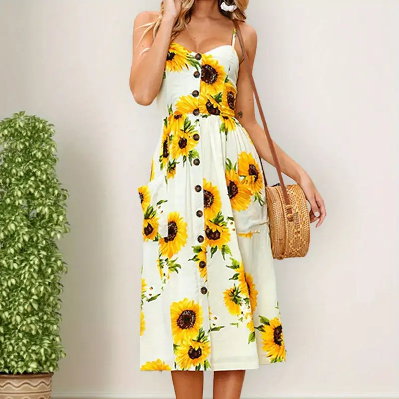 womens strappy sun dresses summer beach midi dress plus - Temu United Kingdom womens strappy sun dresses summer beach midi dress plus - Temu United Kingdom