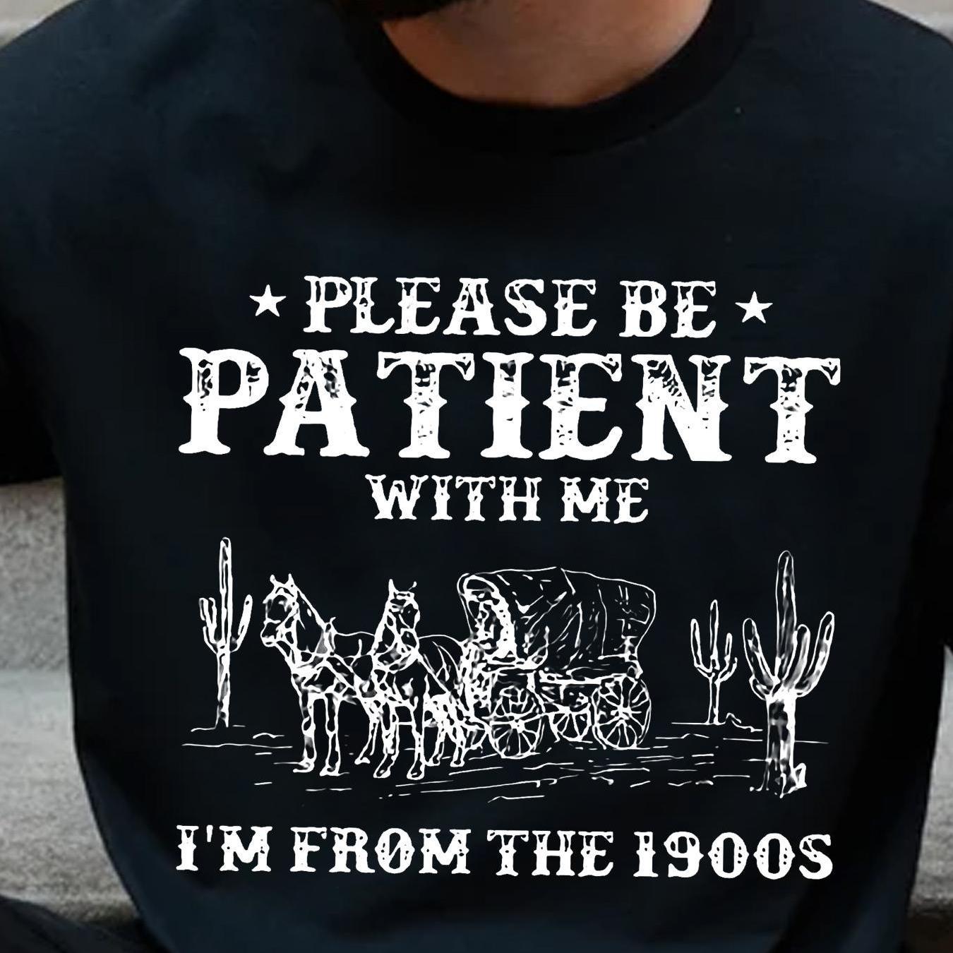 

Please With Me, The 1900s Men's Cotton Printed T-shirt