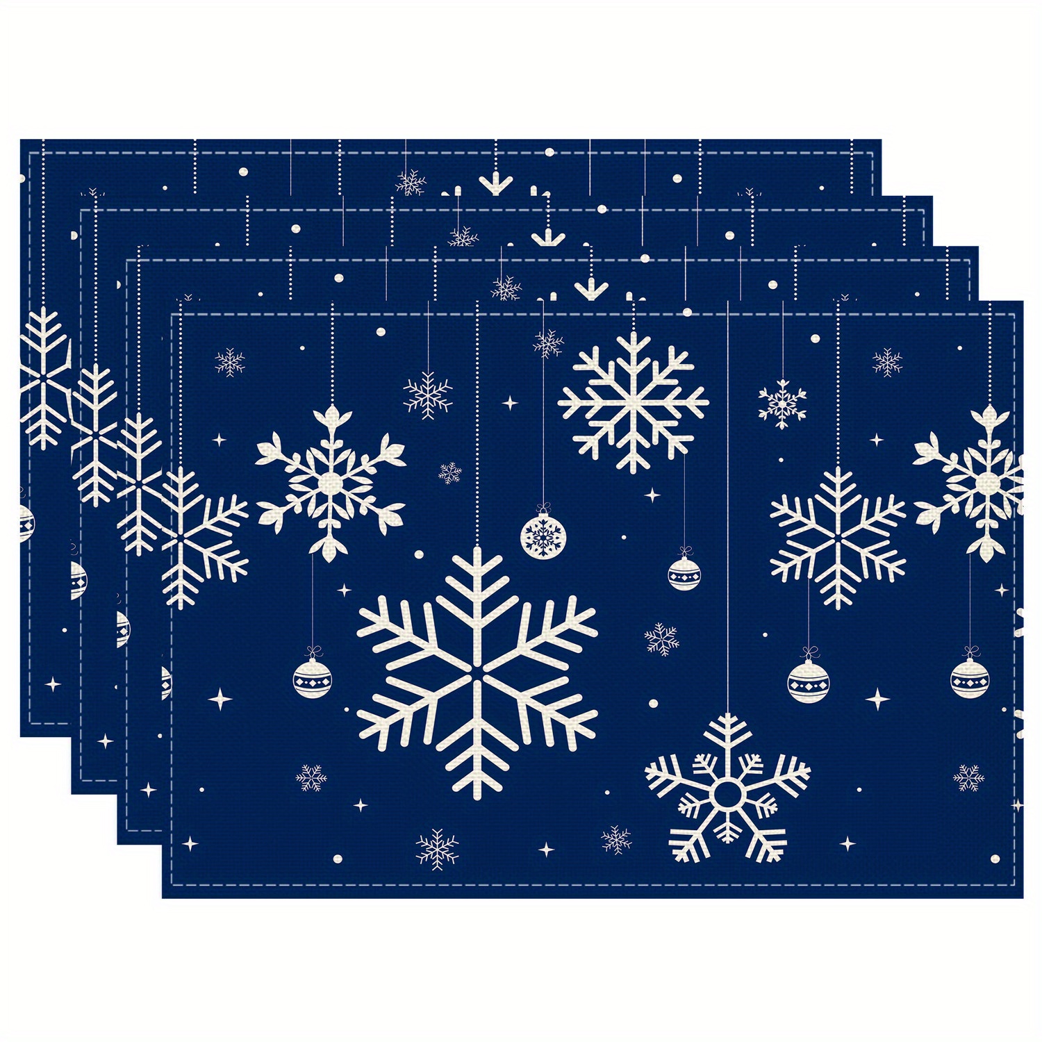 

4pcs Christmas Placemats And 30*45cm