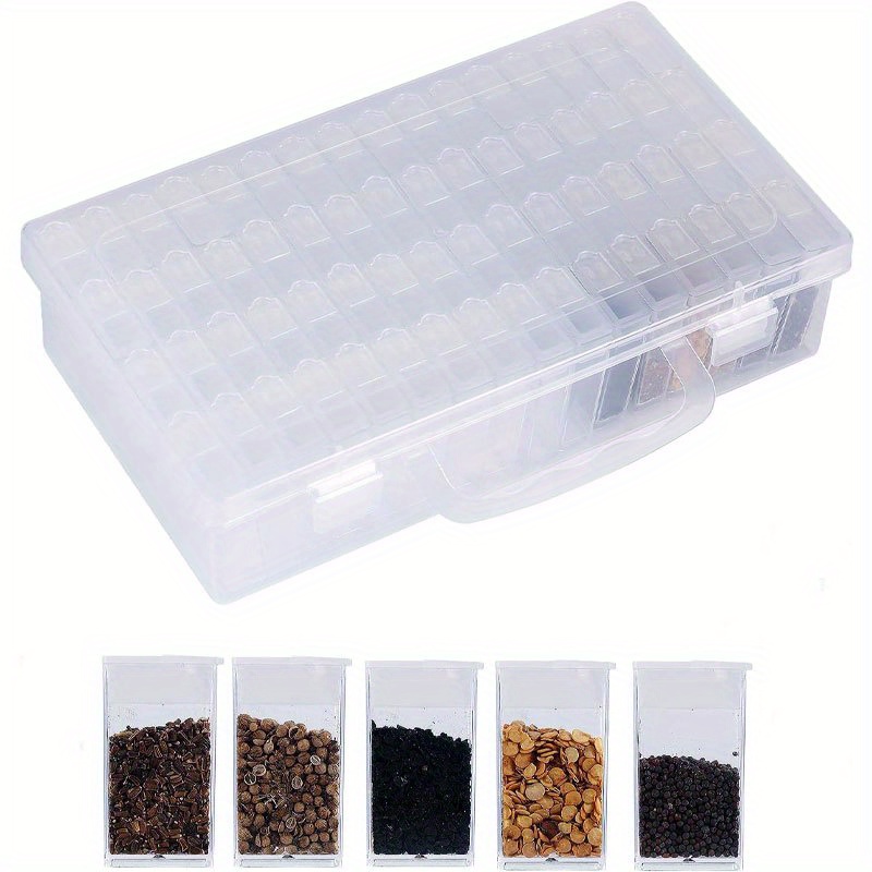 

64pcs Seed Storage Set Portable Carrying - Moisture- Organizer For , Fruits & Vegetables, Plastic For Supplies And Diy Accessories