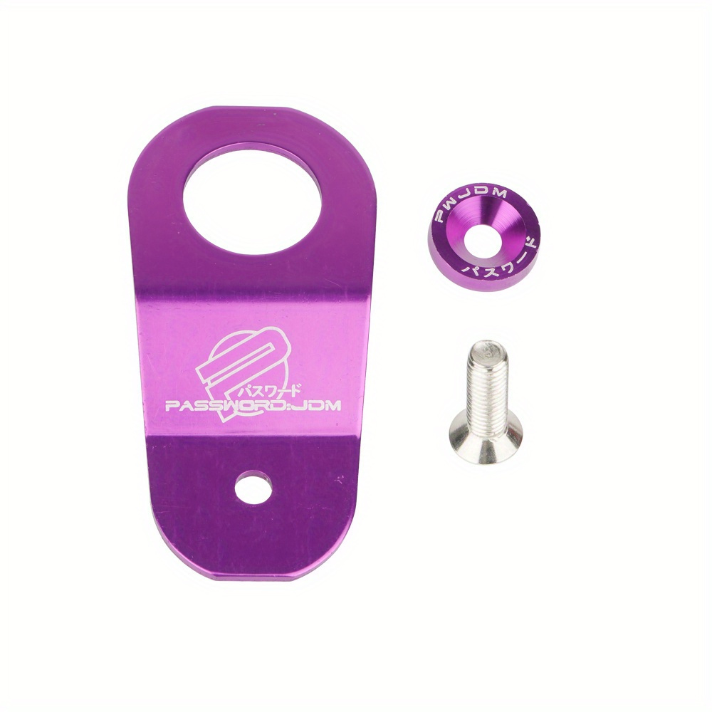 Premium Aluminum Radiator Stay Bracket Kit For 1996-2000 Ek - Durable, With Washer & Bolt, Multiple Colors