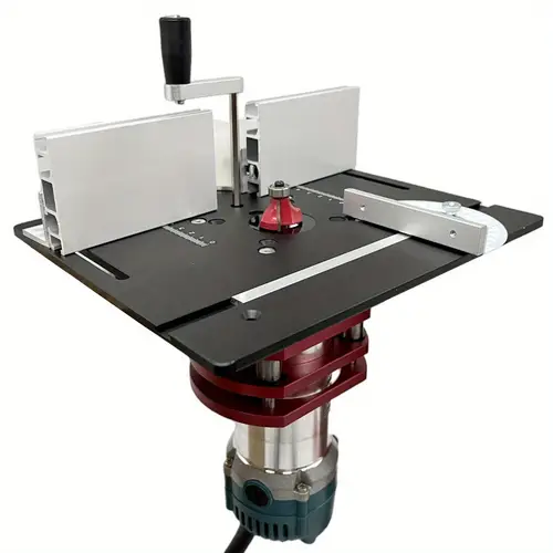 router lift kit and aluminum router plate for 65mm diameter motors woodworking router table workbench trimmer engraving machine
