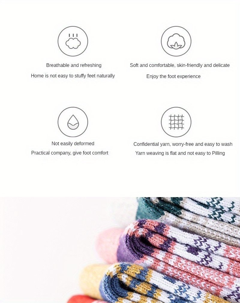 winter womens socks medium tube socks thick line   womens rabbit socks christmas womens socks details 4