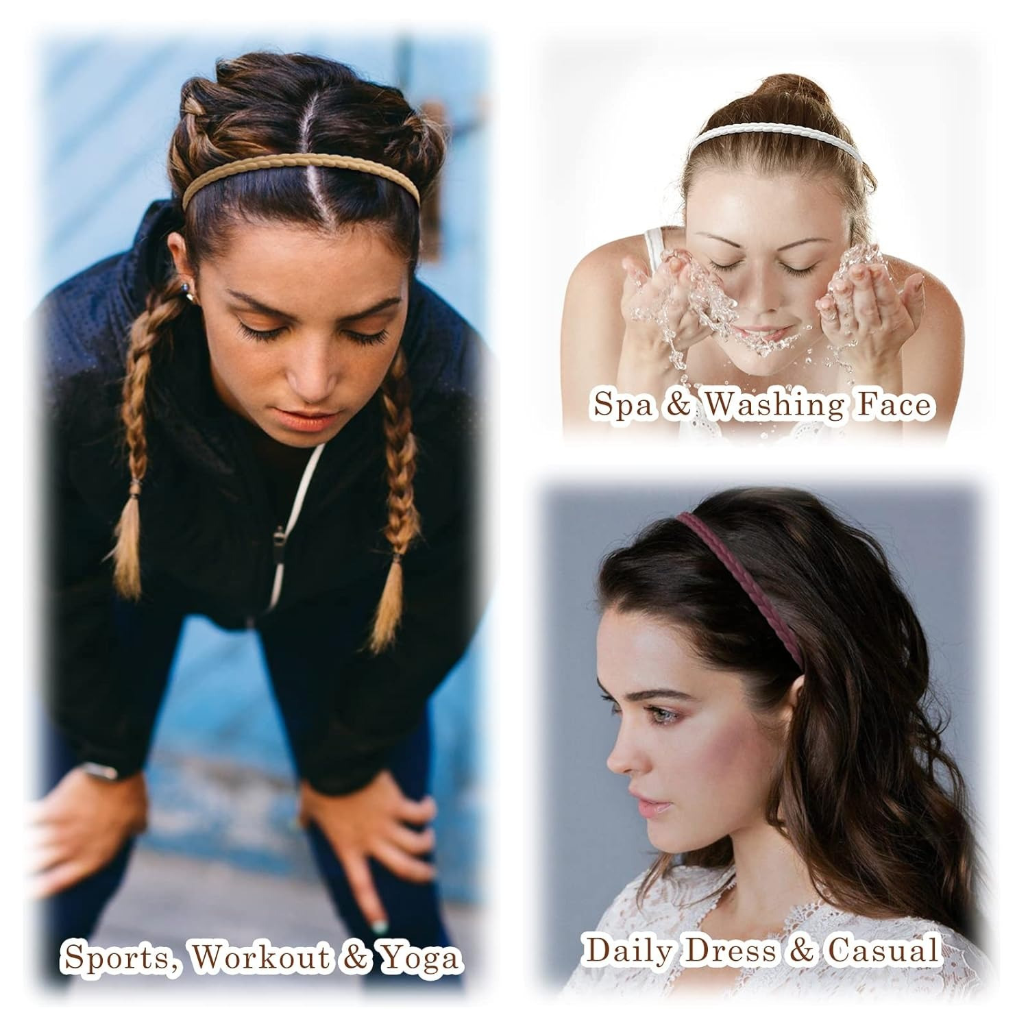 Numblartd - Diadema Clásica De Plástico Para Hombre Y Mujer, 10 Unidades, Peine De Dientes Para Mujer, Accesorio Para El Cabello
