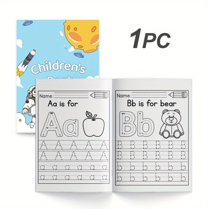 ZHIDIAN INTERNATIONAL (USA) LLC 1pc Children's Educational Alphabet Writing and Coloring Workbook - English Language Learning Activity Book for Kids Aged 5+, Publication Date 2024-05-01