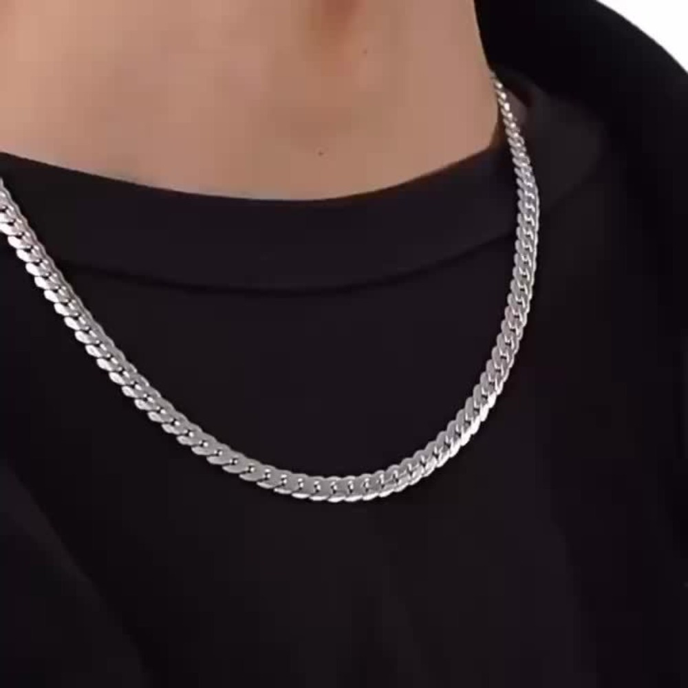 

925 Luxury Necklace Chain, Suitable For Women And Men, Perfect For Fashion, Wedding, And Engagement Jewelry, 50cm/ 20in