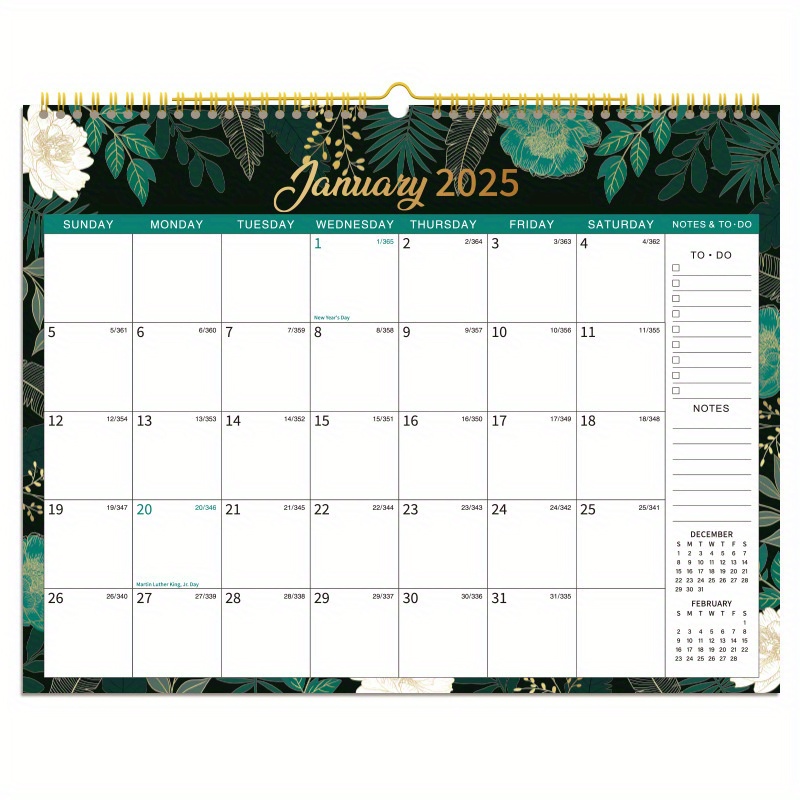 Legacy Gratitude 2025 Hanging Wall Calendar - 13 X 12 Inch Premium Paper