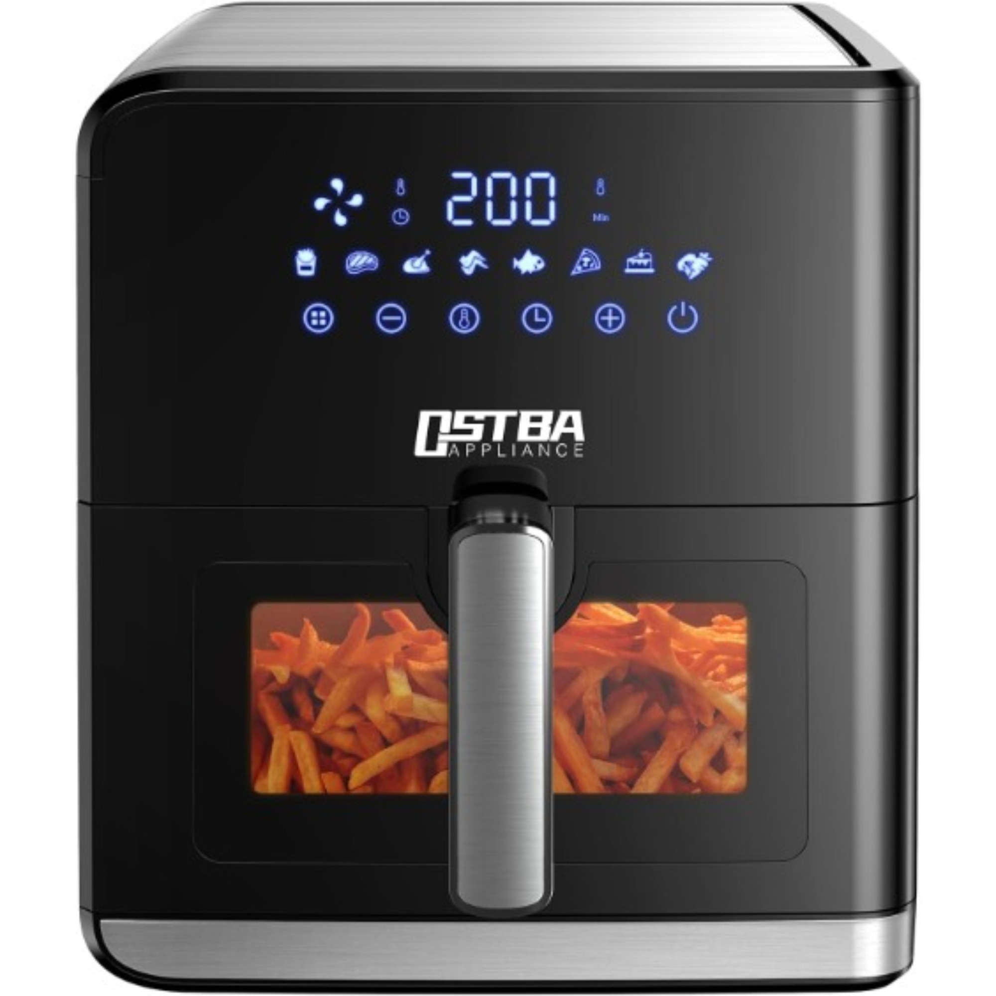 

Friggitrice Ad Aria Calda Con Experience Window, 7, 5litri Air Fryer, Friggitrice Senza Olio Con 8 Modalità Preimpostate, Pannello Touch A Led, Timer, Controllo Della Temperatura, 1700w