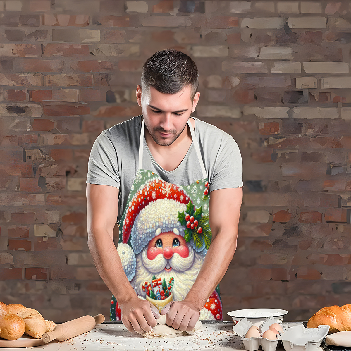 Weihnachtsbackschürzen – Festliche Küchenschürzen, Süße Weihnachtsschürzen | Weihnachtsdekorierte Schürze, Lustige Backschürzen Für Die Feiertage, Weihnachtsferienschürze Zum Zubereiten Von Speisen