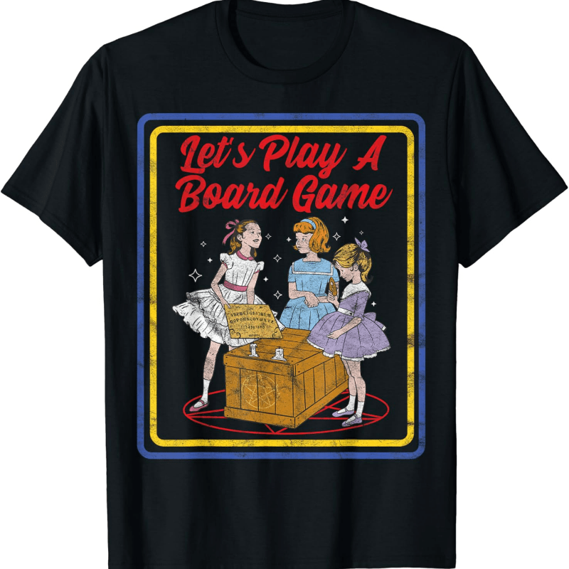 

Vintage Horror, Board Game, Vintage Child Game Horror T-shirt