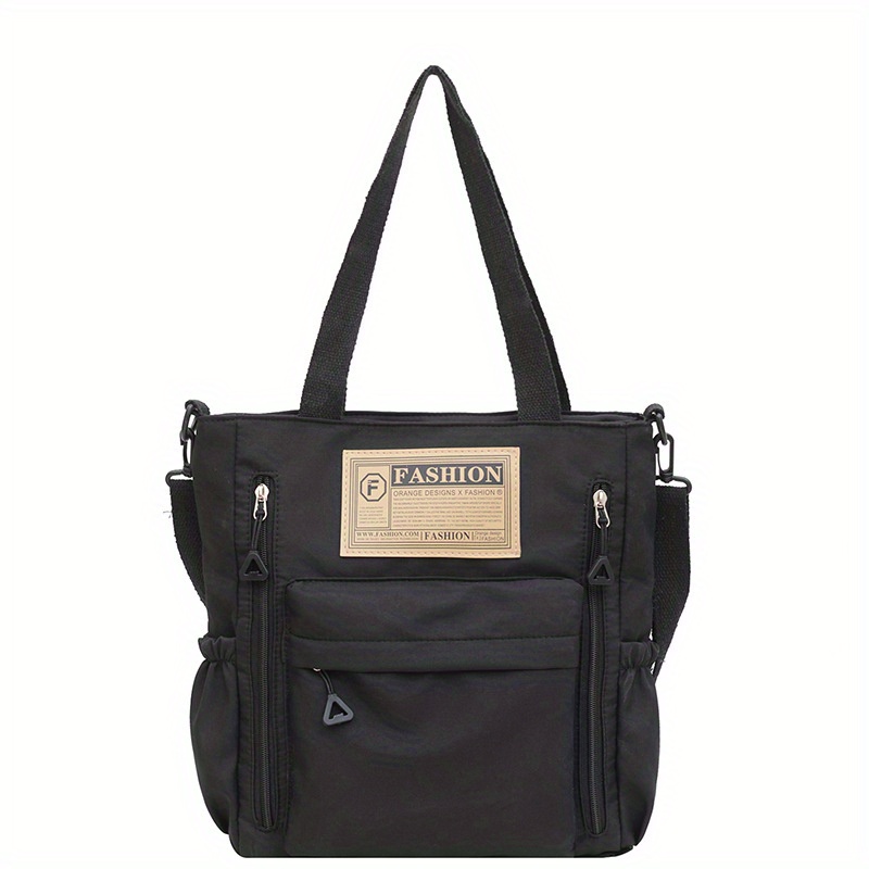 E-shop Modische Koreanische Color-Block Crossbody Bag Trendige Nylon Handtasche Damen Schultertasche