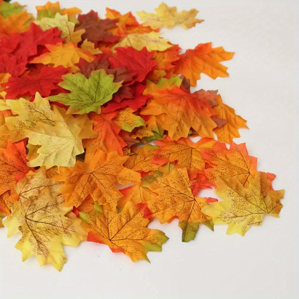 TEMU 100pcs Colors, Simulated Leaf Plants, Simulated