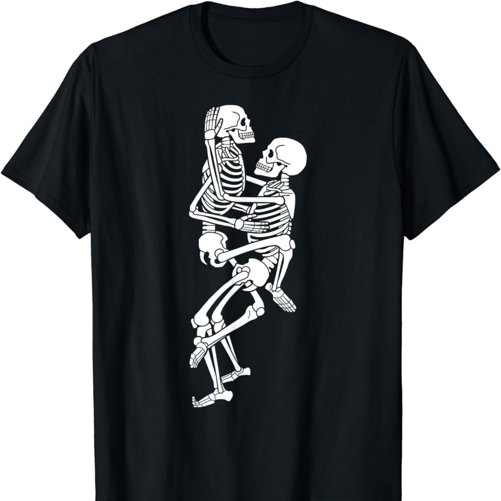 

Naughty Sexy Skeleton Letter Style 100% Cotton Men's T-shirt Sports Casual Wear Fresh And Breathable Design Fashion Print Pattern Unique Original Design