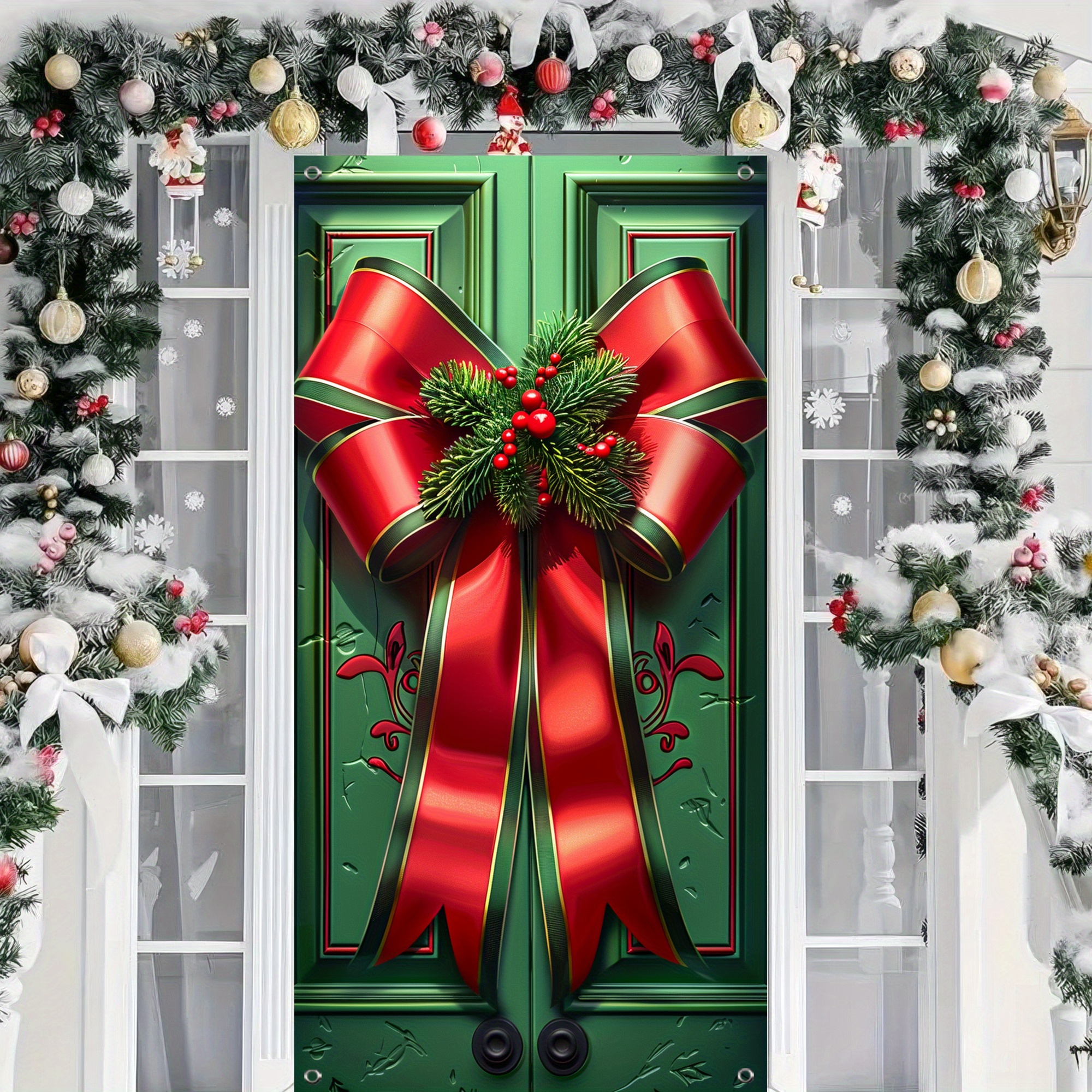 

Christmas - 35.4" X " Polyester Decoration, No Needed, For &